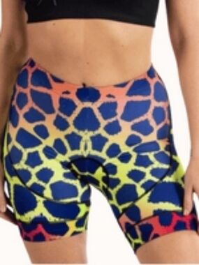 Giraffe Print Women's Evo Corsa Shorts
